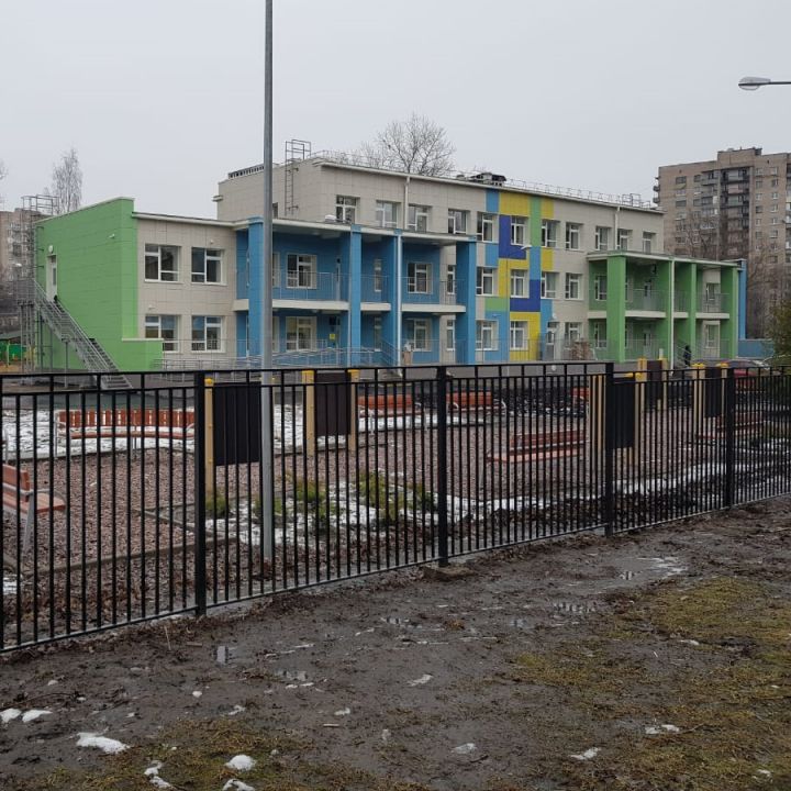 Ограждения и пандус для детского сада